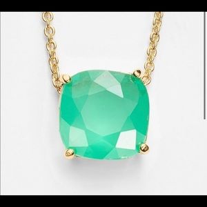 Kate spade emerald green cause a stir necklace